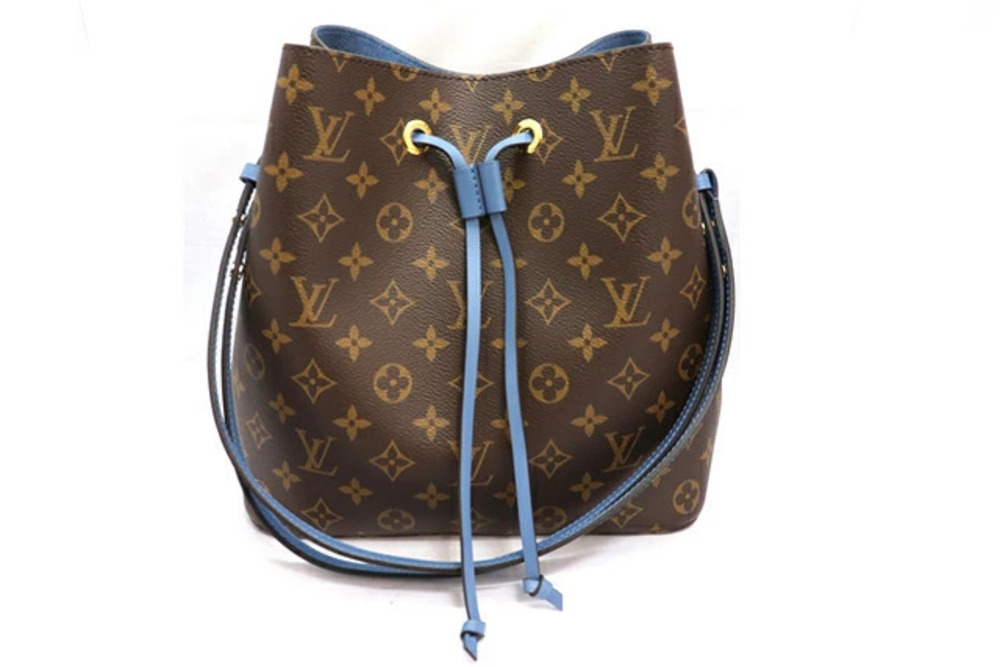 LOUIS VUITTON Shoulder Bag Neo Noe Monogram Blue Jean